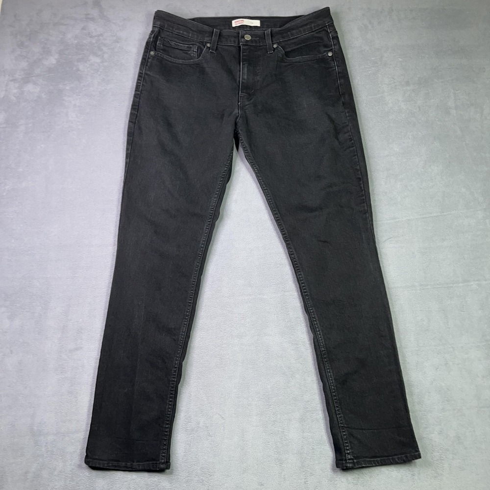 Signature By Levi Strauss Slim Fit Jeans Mens 34x32 (Measures 33x30) Black